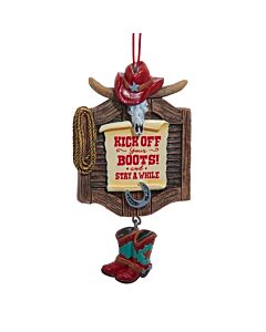 Western Saloon Ornament