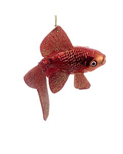 Goldfish Glass Ornament