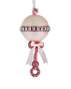 Noble Gems Pink Rattle Ornament