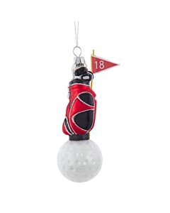 Noble Gems Golf Bag on Golf Ball Ornament