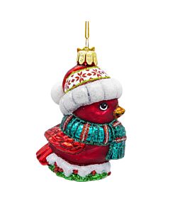 Noble Gems Winter Cardinal Ornament