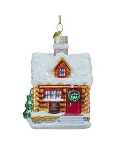 Noble Gems Log Cabin Ornament