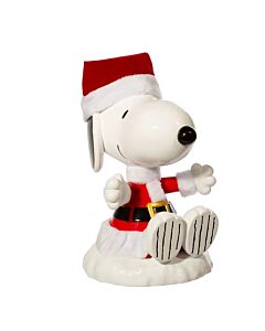 Un-Lit Peanuts© Santa Snoopy Treetop
