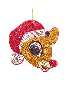 Bedazzled Rudolph the Red Nose Reindeer