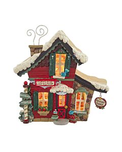 Snow Town Lighted Santa Workshop
