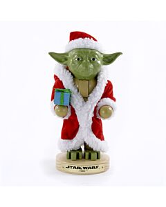 Yoda In Santa Robe Nutcracker