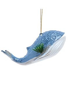 Blue Whale Ornament