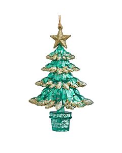 Green and Gold Christmas Tree