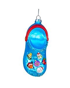 Santa Slipper Ornament
