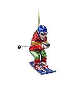 Skier Ornament