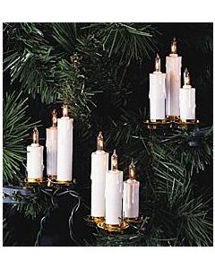 UL 15-Light White Triple Candle Light Set