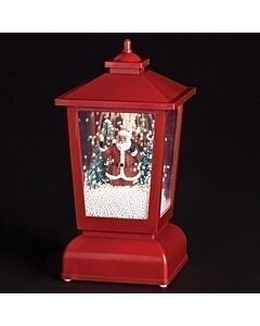 LED Snow Blow Santa W/Tree Lantern