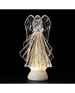 LED Swirl Angel W/Heart
