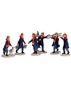 Fireman, Set Of 6