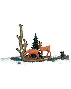 Feeding Deer, Set of 3