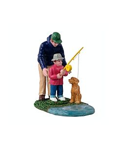 His First Fishing Lesson