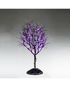 Dry Tree with Purple Lights