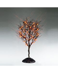 Dry Tree with Orange Lights