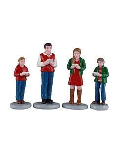 Caroling Family, Set of 4