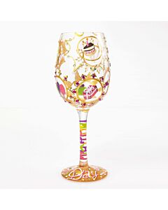 Queen For A Day Wine Glass