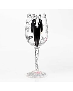 Groom Wine Glass