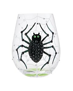 In My Own Web Stemless Glass