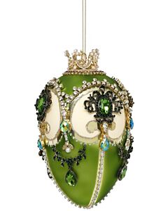 Green and Gold Faberge Jewel Egg
