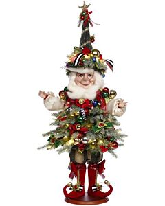 Christmas Tree Elf with Lights, Medium
