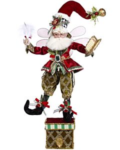 Checking His List Fairy Stocking Holder