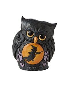 Mini Halloween Owl w Scene
