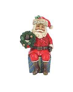 Mini Santa Sitting on Gifts