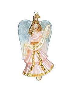 Nativity Angel Glass Ornament