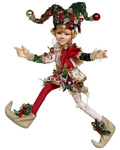 North Pole Jester Girl Elf, Small