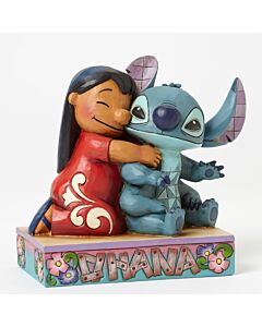 This charming figurine showcases Lilo and Stitch in a tender moment of family unity, capturing the magical essence of Ohana flawlessly. Crafted with intricate detail, it reminds us all that family means nobody gets left behind.