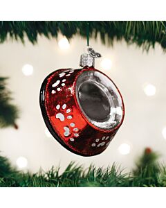 Dog Bowl Ornament