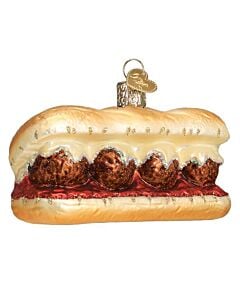 Meatball Sandwich Ornament