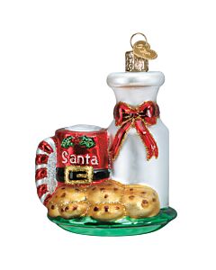 Santa's Milk and Cookies Ornament