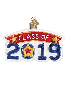 Class of 2019 Glass Ornament