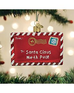 Letter To Santa Ornament