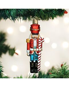 Peppermint Nutcracker Ornament