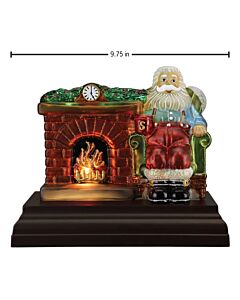 Santa at the Hearth Light