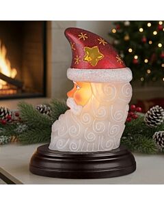 Santa Moon Face Night Light