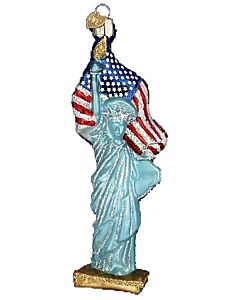 Statue of Liberty Glass Ornament