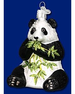 Panda Glass Ornament