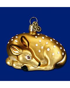 Fawn Glass Ornament