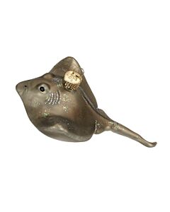 Stingray Glass Ornament