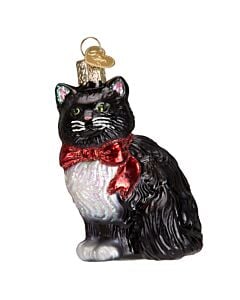 Tuxedo Kitty Ornament