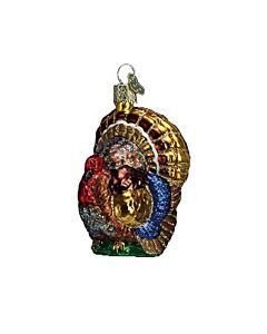 Tom Turkey Glass Ornament