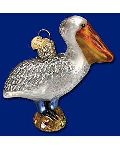 Pelican Glass Ornament