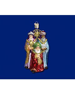 Three Kings Glass Ornament